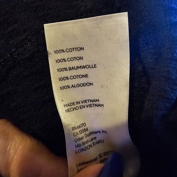 Free People Black Open Back Juicy Long Sleeve Thermal Cowl Neck Top Medium New - Picture 8 of 13